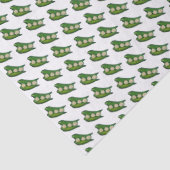 Okra Pods Veggie Gemüse Gumbo Südliche Lebensmitte Seidenpapier (Detail)