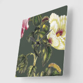 Okra Quadratische Wanduhr (Winkel)