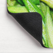 Okras grünes Gemüse Mousepad (Ecke)