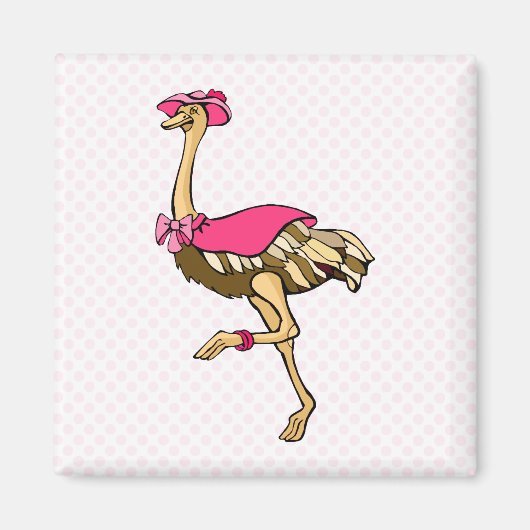 Oksana Ostrich Magnet (Vorne)