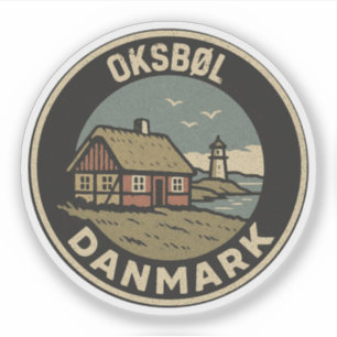 Oksbøl, Dänemark Danmark  Aufkleber