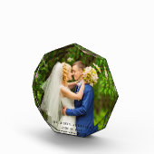 Oktagonale Hochzeitsbrücke und Groom-Foto Fotoblock (Rechts)