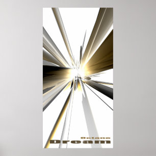 Oktan-Traum (beige) Poster