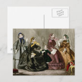 Oktober 1859 Fashions Postkarte (Vorne/Hinten)