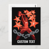 Oktober 1917 Postkarte (Vorne/Hinten)