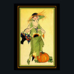 Oktober 1922 Art Deco Print 13x19 Poster<br><div class="desc">Niedlich,  Art Deco Magazine Cover ca. Oktober 1922. 13x19</div>