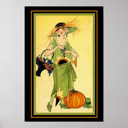 Oktober 1922 Art Deco Print 13x19 Poster (Vorne)