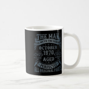 Oktober 1970 55. Geburtstag für Männer 55. Geburts Kaffeetasse