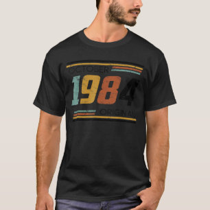 Oktober 1984 Vintag 40. Geburtstag 40 Jahre T-Shirt