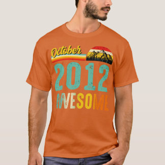 Oktober 2012 Geburtstagsgeschenk Shirt Vintag 2. O