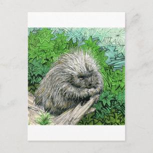 Oktober 2018 Tag 25 - Mellow Porcupine Postkarte