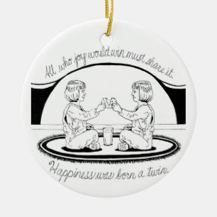 Oktober 2018 Tag 29 - Freude teilen Keramik Ornament
