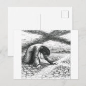Oktober 2018 Tag 7 - Ausgestoßen Postkarte (Vorne/Hinten)