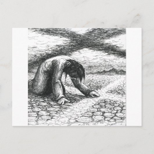 Oktober 2018 Tag 7 - Ausgestoßen Postkarte (Vorderseite)