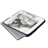 Oktober 2018 Tag 9 - Wertvolle Freunde Laptopschutzhülle (Vorne Knopf)