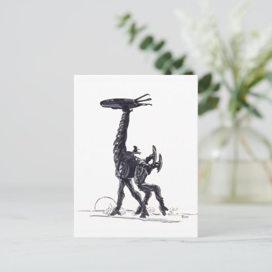 Oktober 2019 Tag 28 Postkarte (Stehend Vorderseite)