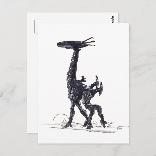 Oktober 2019 Tag 28 Postkarte (Vorne/Hinten)