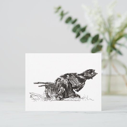 Oktober 2019 Tag 8 Postkarte (Stehend Vorderseite)