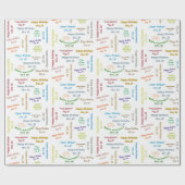 Oktober, 20 Geburtstag Geschenkpapier (Flach)