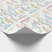 Oktober, 25 Geburtstag Geschenkpapier (Ecke)