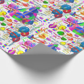 Oktober, 27 Geburtstag Geschenkpapier (Ecke)