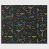 Oktober, 29 Geburtstag Geschenkpapier (Flach)