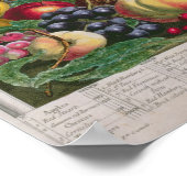 Oktober, ab "Zwölf Monate Obst" Poster (Ecke)