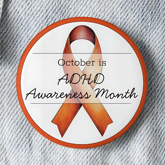 Oktober ADHD-Sensibilisierungsmonat Button