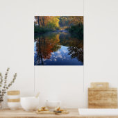 Oktober am Strom Poster (Küche)