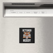 Oktober Bereit für Tiger Baseball 2024 Magnet (In Situ (Geschirrspüler))