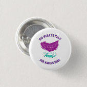 Oktober-Bewusstseins-Rett-Syndrom Button (Vorne & Hinten)