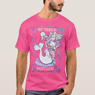 OKTOBER BIRTHDAY OPAL MERMAID T-Shirt