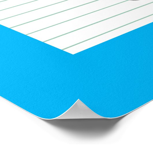 Oktober Birthstone Opal Artwork Poster (Ecke)