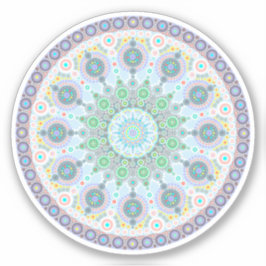 Oktober Birthstone Opal Mandala Sticker