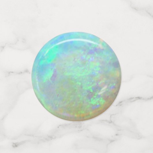 Oktober Birthstone Opal Table Konfetti (Klein Vorderseite)