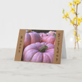 ** OKTOBER BIRTHTAG** GREETING FÜR "SIE" KARTE (Gelbe Blume)