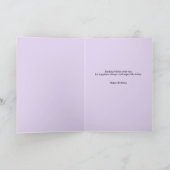 Oktober bis November Geburtstag Blume Custom Gebur Karte (Innenseite)