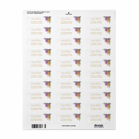 Oktober-Blätter: farbenfrohe Fall Foliage-Adresse (Vorne)