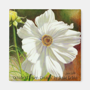 "Oktober-Blume: Kosmos" durch Janae L… Magnet