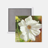 "Oktober Blume: Kosmos" von Janae L... Magnet (Vorderseite/Rückseite)