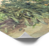 Oktober-Blume Poster (Ecke)