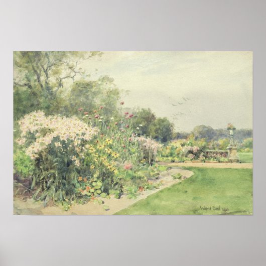 Oktober-Blume Poster (Vorne)