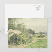 Oktober-Blume Postkarte (Vorne/Hinten)