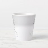 Oktober Blume und Birthstone, schöne Schlangen Milchtasse (Vorderseite)