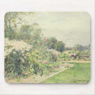 Oktober-Blumen Mousepad