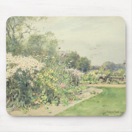 Oktober-Blumen Mousepad (Vorne)