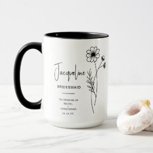 Oktober Bridesmaid   Cosmos Birth Blume Tasse