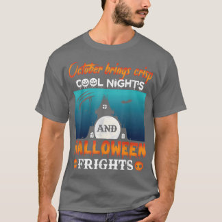 Oktober bringt knackige Coole Nacht und Halloween  T-Shirt