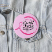 Oktober-Brustkrebs-Bewusstseins-Monats-Button Button (Beispiel)