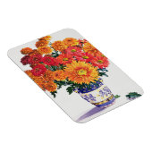 Oktober Chrysanthemen Magnet (Rechte Seite)